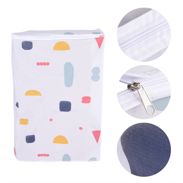 Vanntett vaskemaskin med glidelås Støvbeskyttelse for topplast vaskemaskin og tørketrommel (topplast)