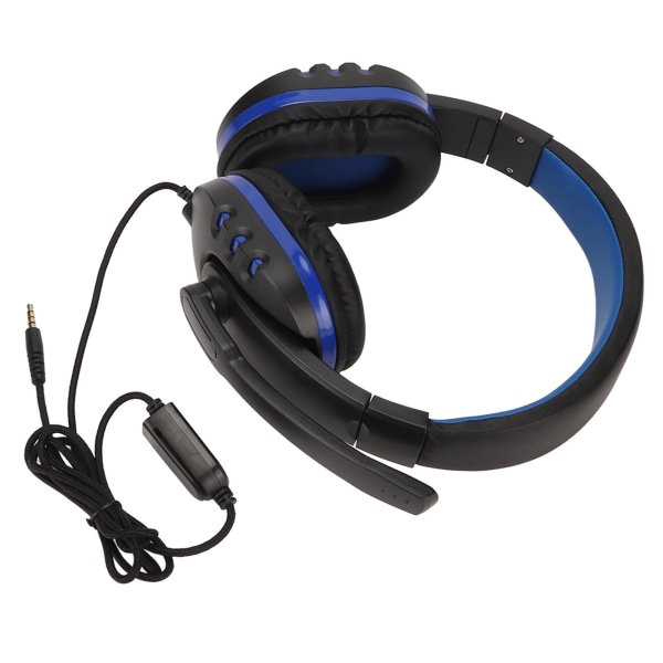 3,5 mm spelheadset med mikrofontrådskontroll Justerbar volym En knapp avstängd datorspelsheadset