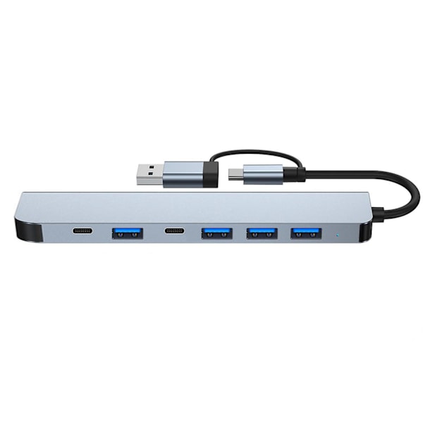 7 i 1 USB-C Hub Multiport Adapter med 100W PD Opladning til MacBook Air Pro iPad Chromebook Lenovo Huawei Surface