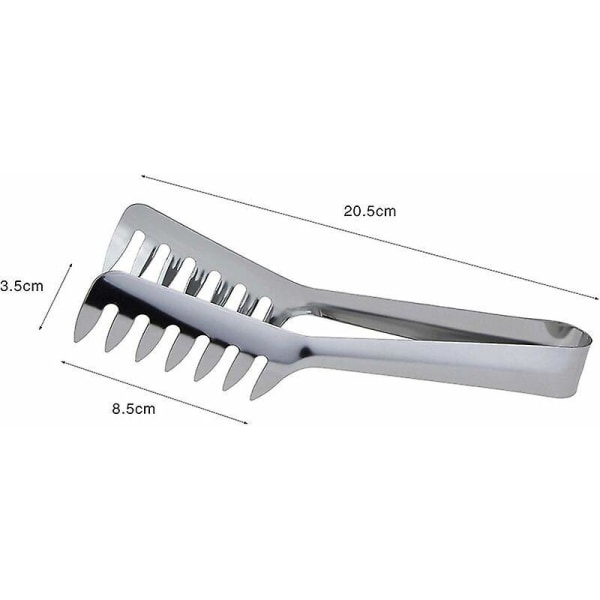Spaghetti-tang i rustfritt stål, 20,5 cm, varmebestandig