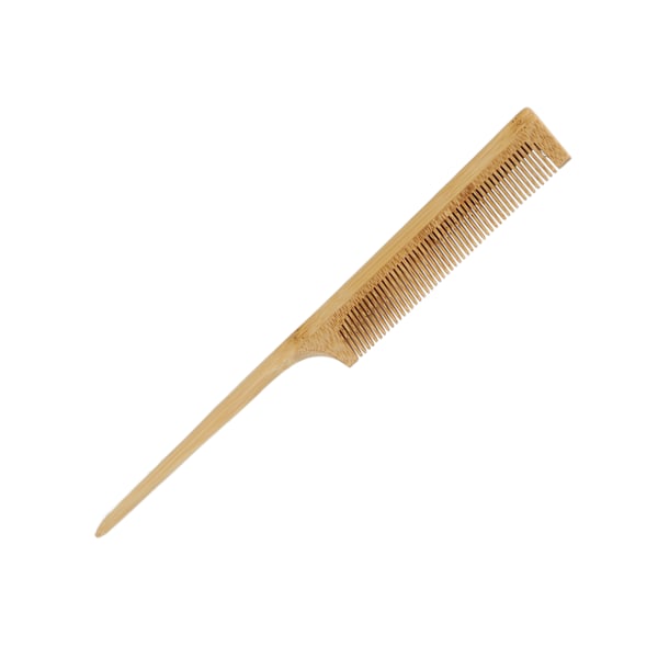 Bamboo Beard Comb Professional Home Kampaamo Pehmeät hampaat Hiusten irrotuskampa muotoilutyökalu miehille naisille