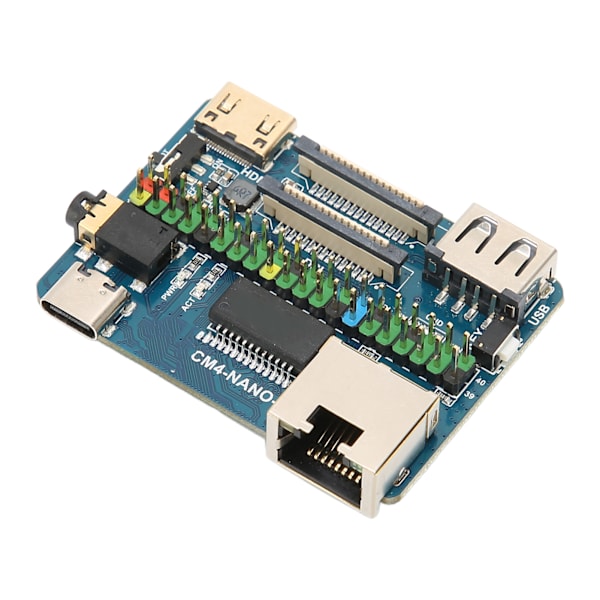 For Raspberry Pi Module 4 Board Multi Interface PCB 4K 30fps CM4 Socket USB2.0 CSI-kontakt 5V inngang Mini Base Board