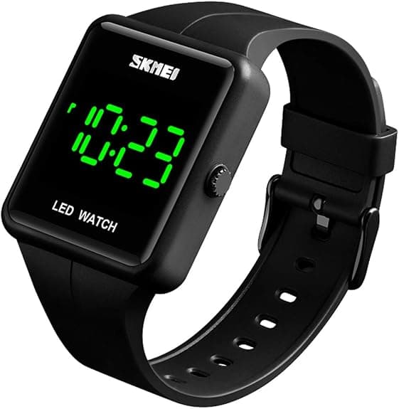 Unisex Square LED Digital Watch Large Dial Fashion