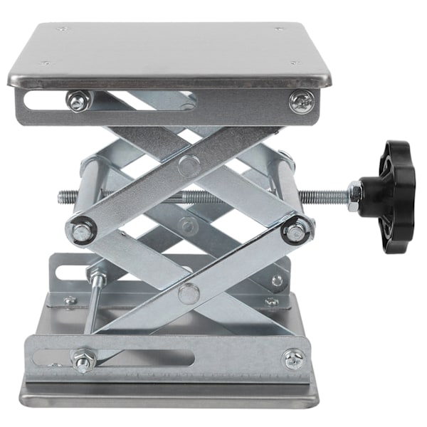 Rustfrit løfteplatform stativ rack laboratorium bordholder løfter 15 x 19cm