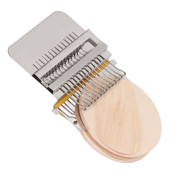 Darning Loom Weave Tool Liten Vävstol Kit med 14 Krokar 1 Nål för Hand Stickning DIY Hantverk