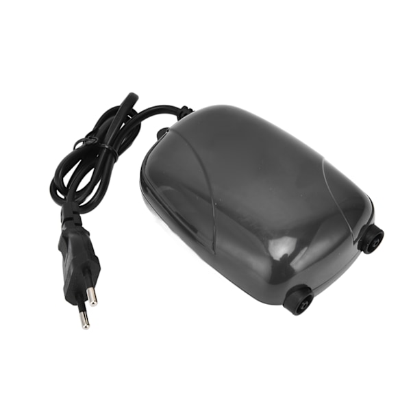 Akvaarion ilmapumppu Kalasäiliö Mini happipumppu Kaksinkertainen ulostulo takaiskuventtiilillä Putki EU 220V