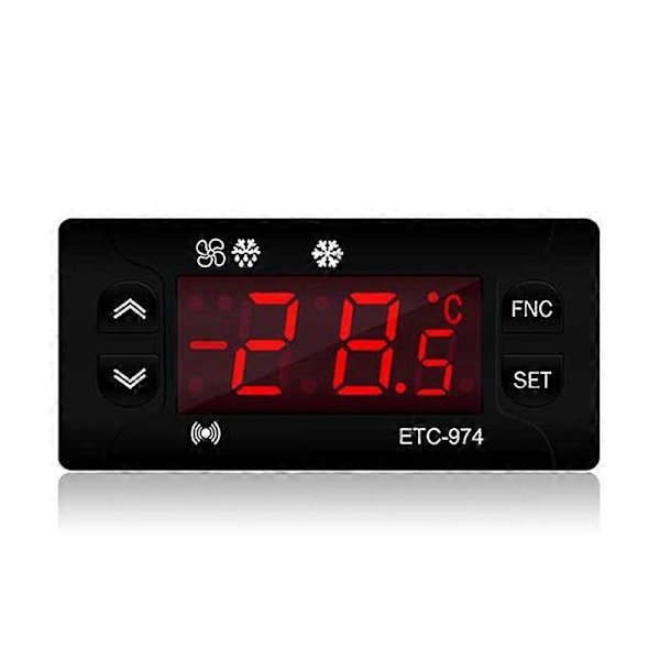 ETC-974 Mini Temperaturregulator Køleskab Termostat Regulator