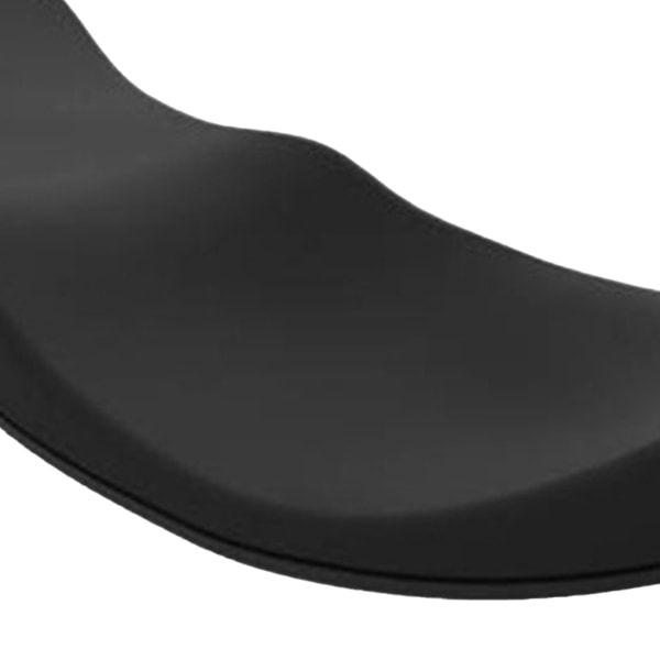 Musehåndledsmåtte Sort Ergonomisk støtte Anti-Slip Silikone Elastisk Udjævning Gaming Håndledsstøtte til højre hånd kontor