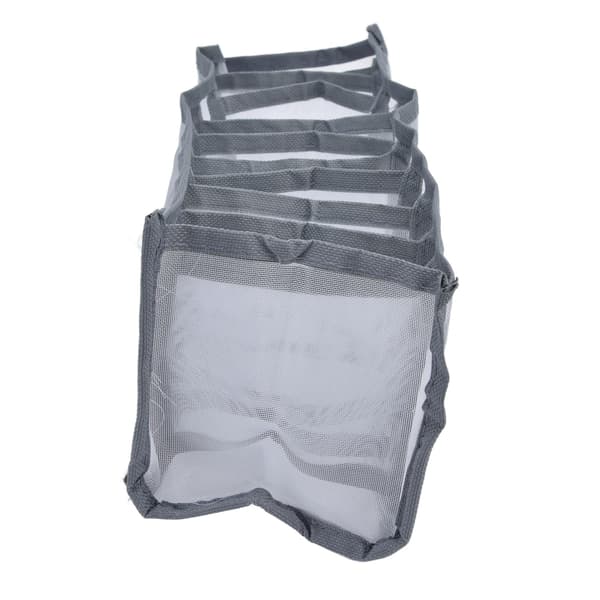 Undertøj Organizer Mesh Sammenfoldelig Åndbar Multi Celler Sokker Opbevaringsboks til BH'er Trusser 11 Celler