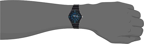 Unisex MRW200H-2BV Neo-Display musta hartsikello