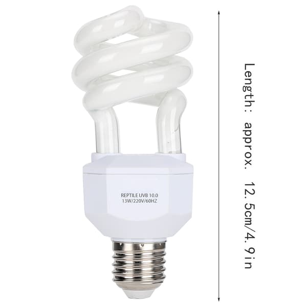 13W 220V Reptil UVB Energisparende Lamper Skilpadde Slange Øgle Lyspære