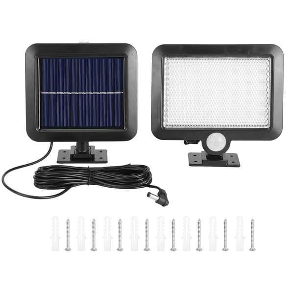 56LED Multifunktionel Solenergilampe Stor Kapacitet Split Solcellelampe Hjemmebelysning