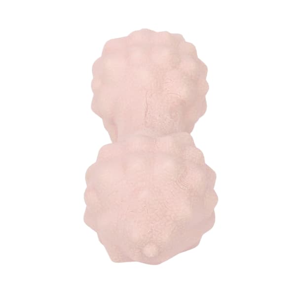 Peanut Massagebold Multi Directionel Massage Ergonomisk Blød Dobbelt Lacrosse Massagebold til Stressreduktion Pink