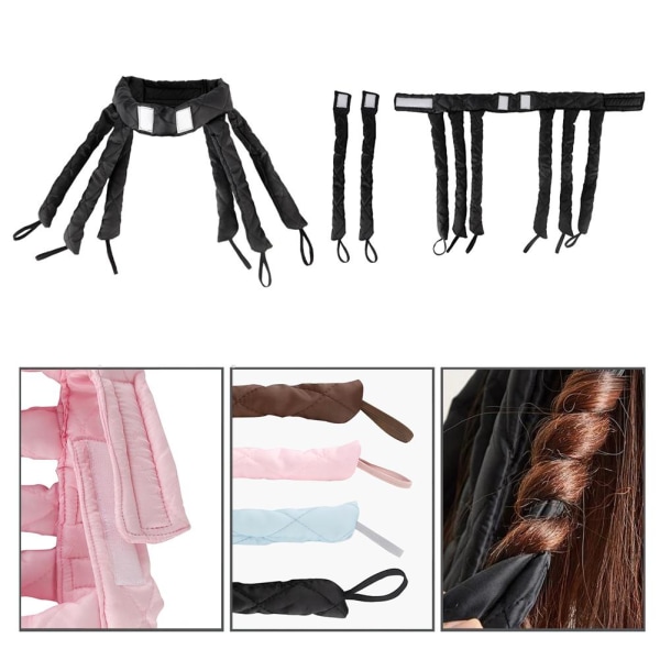 Blekksprutformet varmefri hårrulle for kvinner jenter hårkrøllestang pannebånd Husholdningsstylingverktøy