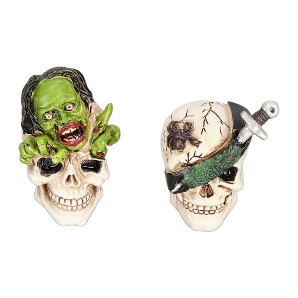 2 st Car Skull Freshener Clip Universal Design Resin Car Air Fresheners Vent Clips Dekor