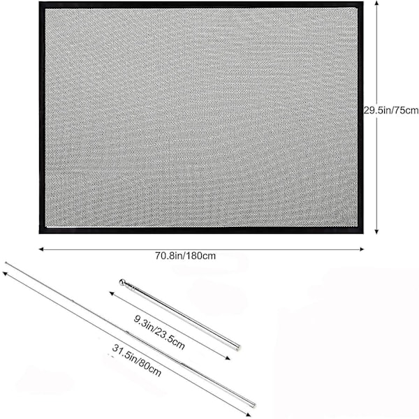 Retractable Pet Safety Gate for Separating Baby and Pets - Beige 180cm