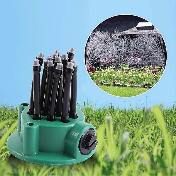 Justerbar sprinkler, 2 stk. Hage Terrasse Planter Grønnsaksutstyr Flerbruks Vanningssprinkler Plen Vanningssystem Sprinklerhode Fl