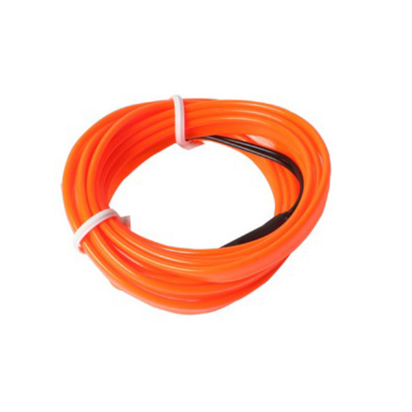 Auton LED-nauhavalo, valaiseva 9,8 jalkaa joustava ympäristönauhavalo auton sisustuksen koristeluun, oranssi