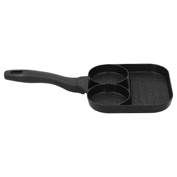 3 i 1 äggstekpanna Non Stick Stekt äggkokare Stek Korvpanna för köksbruk