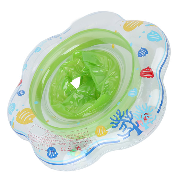 Baby Simring Flotter Spädbarn Pool Flotter med Säkerhetssäte för Pool SimträningGrön