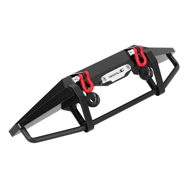 RC Aluminium Legering Forreste Kofanger med Monteringssøjle til SCX10 90046 90047 1/10 RC CrawlerSort