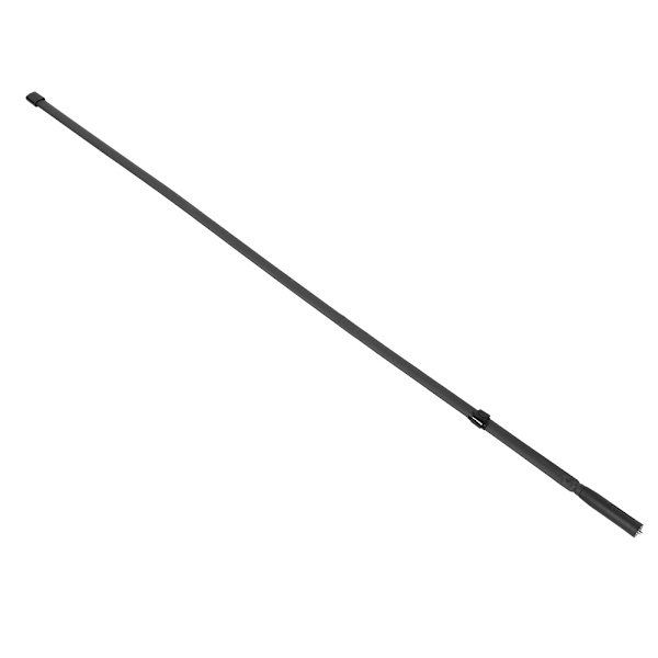 Foldbar forlængbar taktikante SMA hunhoved dobbelt frekvens VHF UHF til WalkieTalkie (124 cm)