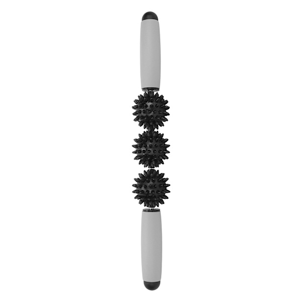 3 Bollar Muskelmassage Roller Yoga Stick Kroppsmassage Avslappning Muscle Roller StickBlack