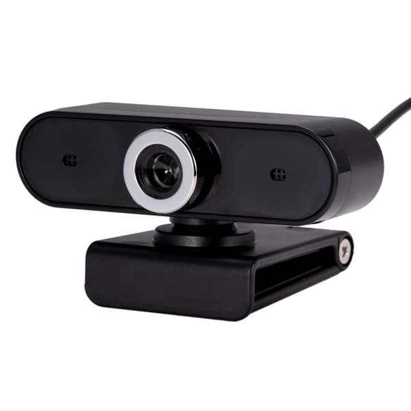HD Webcam Roterbar Webkamera Med Mikrofon Til Konference Videoopkald Fjernundervisning Computer
