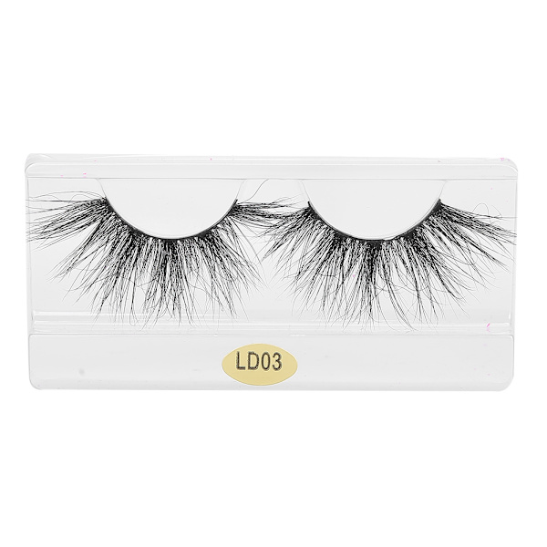 5D 25mm Falska Ögonfransar Makeup Falska Ögonfransar Fluffy Curling Långa Falska ÖgonfransarLD03