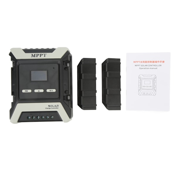 MPPT solcellsladdningsregulator solpanelregulator LCD-färgskärm 10A 12V‑80V
