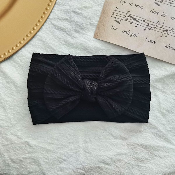 Pehmeät ja venyvät nylon-hiusnauhat jousella vauvan tytöille - 5 kpl pakkaus