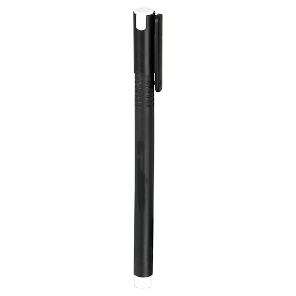 Gelpen 0,5 mm stil høj glathed bogklipsdesign enkel komfortabel greb blækpen til kontor skole hjem sort 0,5 mm