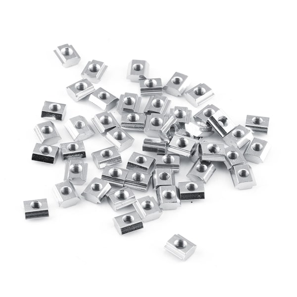 Nickelbelagd kolstål glidande T-spårmutter för aluminiumprofiltillbehör (EU20 M4)