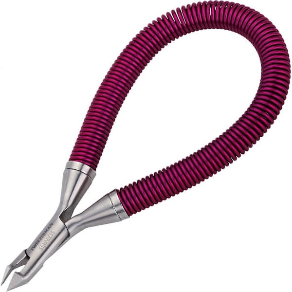 Grip and Snip Spiral Fjäder Nagelbandstång (Blå)