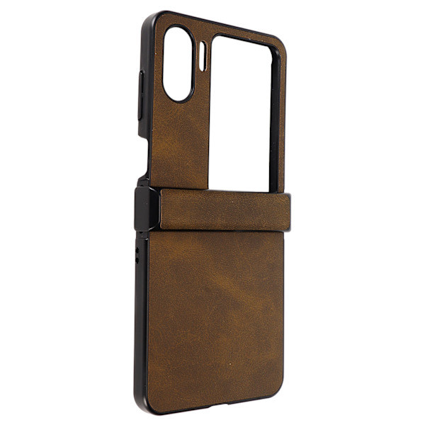 Etui til Oppo Find N2 Flip i syntetisk læder, ultra tyndt, stødsikkert telefonbeskyttende cover til Oppo Find N2 Flip Camouflage Green