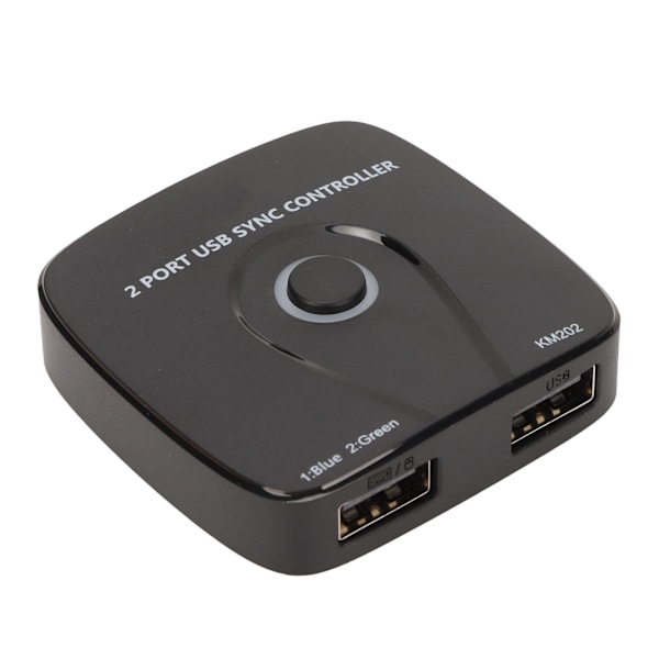 2 i 1 USB-switchväljare Multifunktionell stabil överföring KM USB Sync Switch Controller USB-delningsswitch