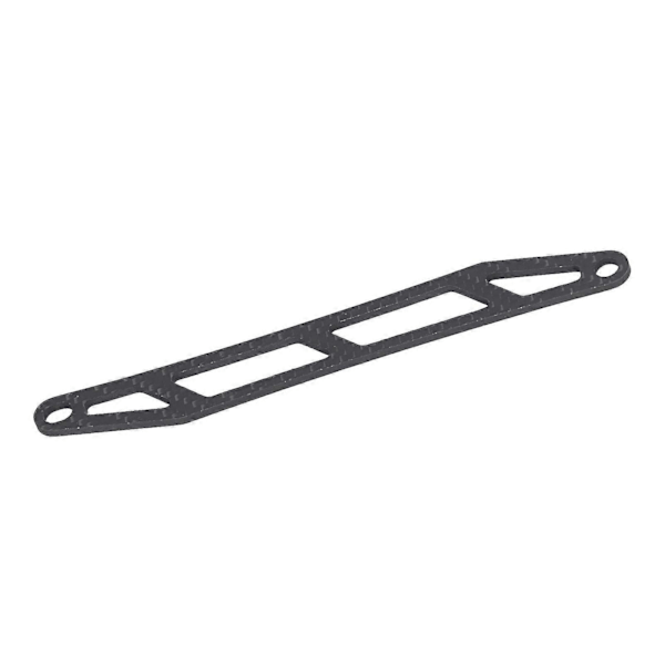 2024-RC Batterihållarplatta Svart Batterifäste Kolfiber Enkel Installation RC Biltillbehör för TAMIYA TT02 TT02B 1/10 Zekai