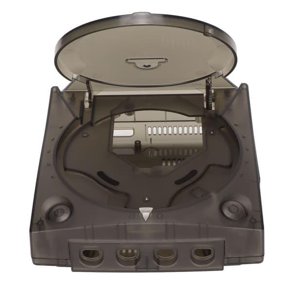 Plastikhus gennemsigtigt stødabsorberende ridsefast spilkonsolboks til SEGA Dreamcast DC