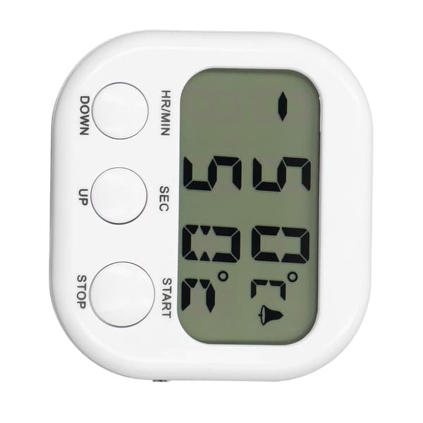 Matprobstermometer 2 i 1 Digital Köttermometer för Rökugn Grill Kök Ugn