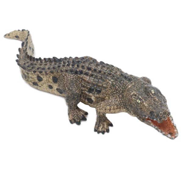 Simulation Crocodilian Model Lifelike Wild Life Jungle Animal Figures Model for Collection Science EducationCrocodilian