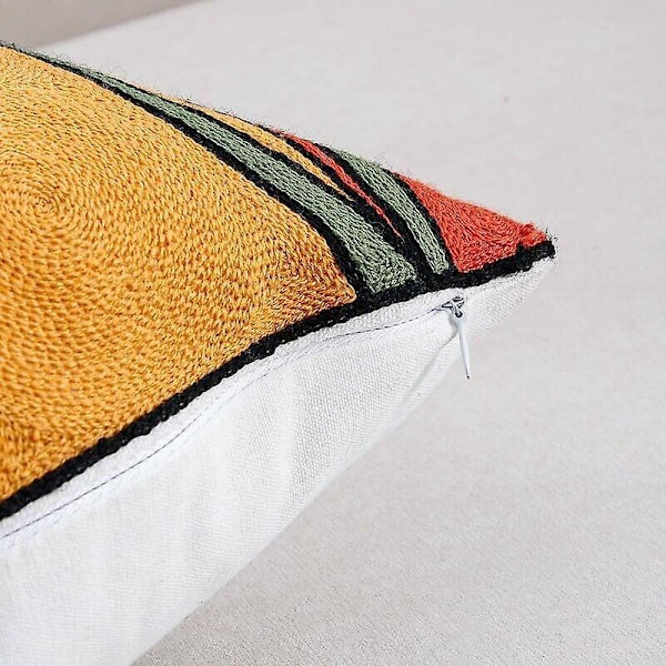 Set med 4 Picasso Kuddfodral 45x45 cm Broderade Bomull Linne Soffkuddar Skandinavisk Vardagsrumsdekoration Sovrum Säng Kontor Fåtölj D