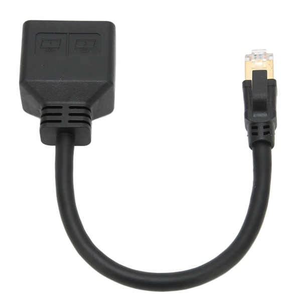 RJ45 Ethernet-sovitinkaapelin jatkokaapelin 1–2 portti, erinomainen yhteys lähetysjakaja-adapteri kotitoimistoon