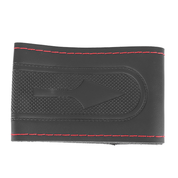 15in Mikrofiber Rattmuff DIY Stygn på Wrap med Nål Tråd Universell Passform för Honda CivicRöd