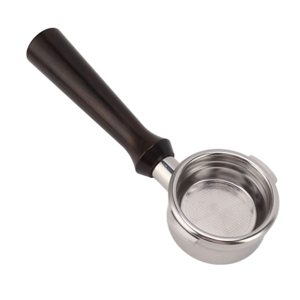 58 mm bottenlös portafilter 2 öron i rostfritt stål med trähandtag, avtagbar kaffemaskintillbehör för Breville 9-serien F sandelträ