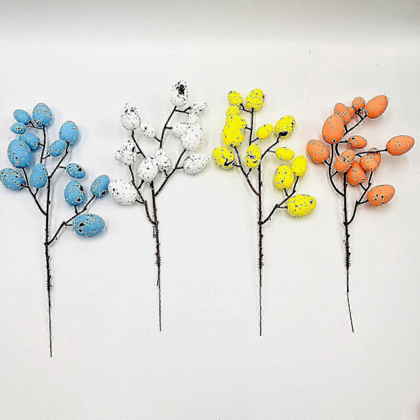 Påskägg Skum Påskägg Äggblomstergirlang Högtidsdekorationer
