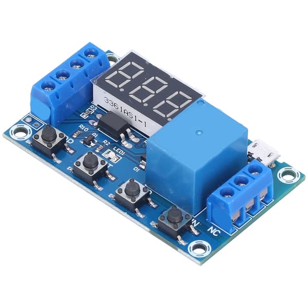 Relämodul DC 6‑30V Programmerbar Fördröjning Av Cykeltimer Koppla Från Trigger Opto Isolator Switch Reläkort