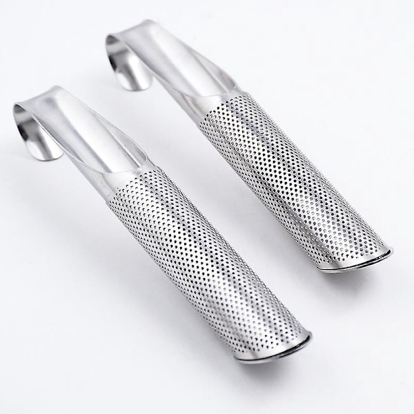 2 Pak Stål Te-Infuser Pinde til Løse Blade Te Finmasket Filter