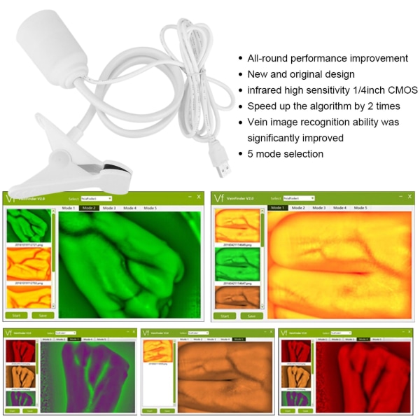 Vein Finder Vein Lights Imaging Viewer Display Machine aikuisille lapsille