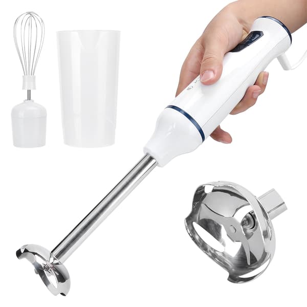 Multifunktionel 3-i-1 elektrisk stavblender, æggepisker, foodprocessor, EU-stik 220V