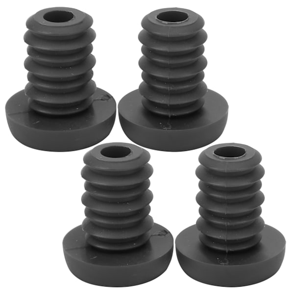 ZTTO Sykkelstyrehåndtak Grips Bar Ends Skrueplugger Polyester Gummi Sykkel Sykling Tilbehør Svart